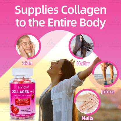 Collagen Gummy Candies, 60 Vitamin Pills For Women