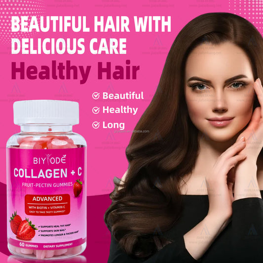 Collagen Gummy Candies, 60 Vitamin Pills For Women