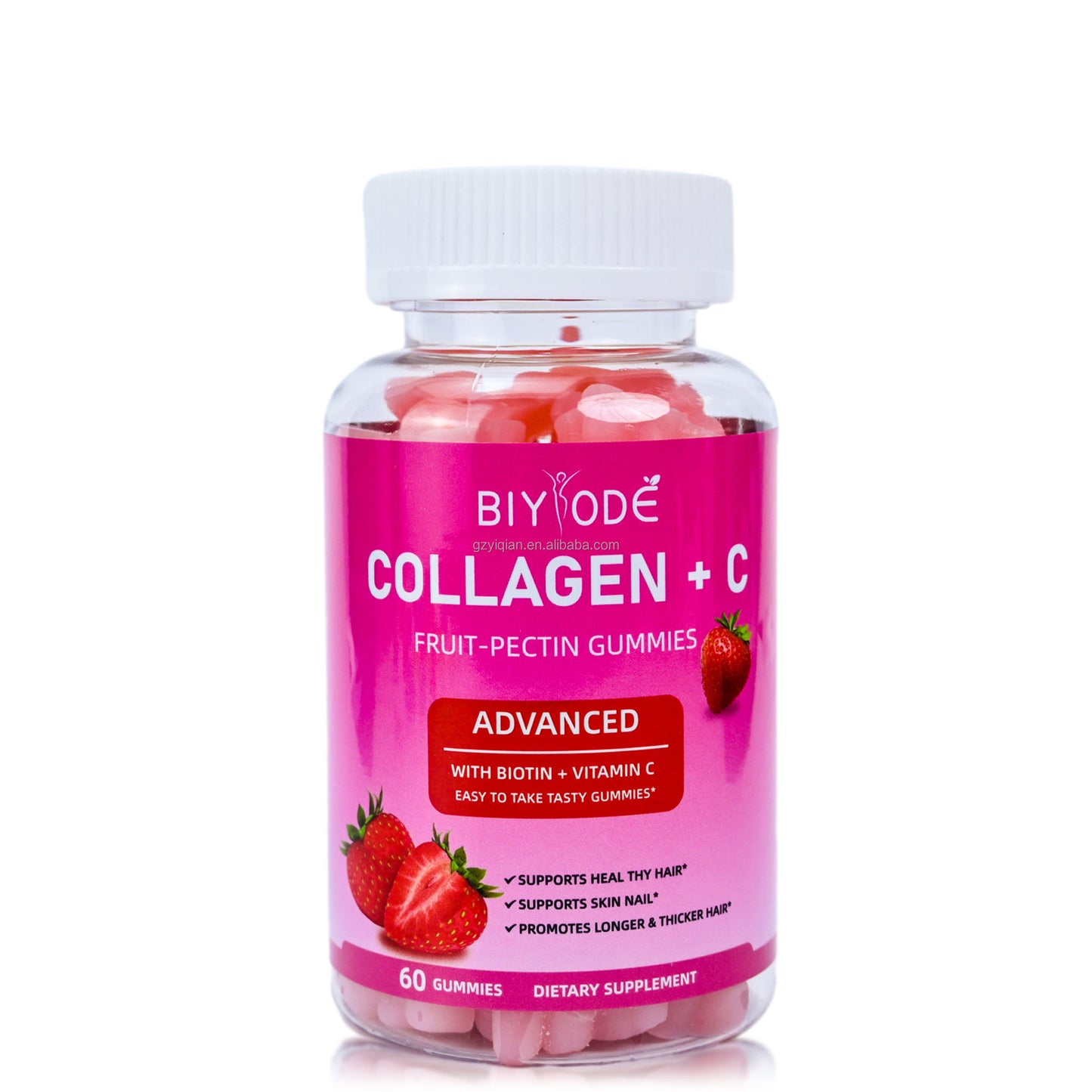 Collagen Gummy Candies, 60 Vitamin Pills For Women